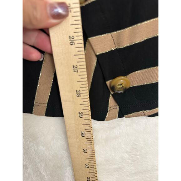 New Soft Surroundings Smooth Sailing Tee Tunic Top 2X Stripe - Picture 7 of 7